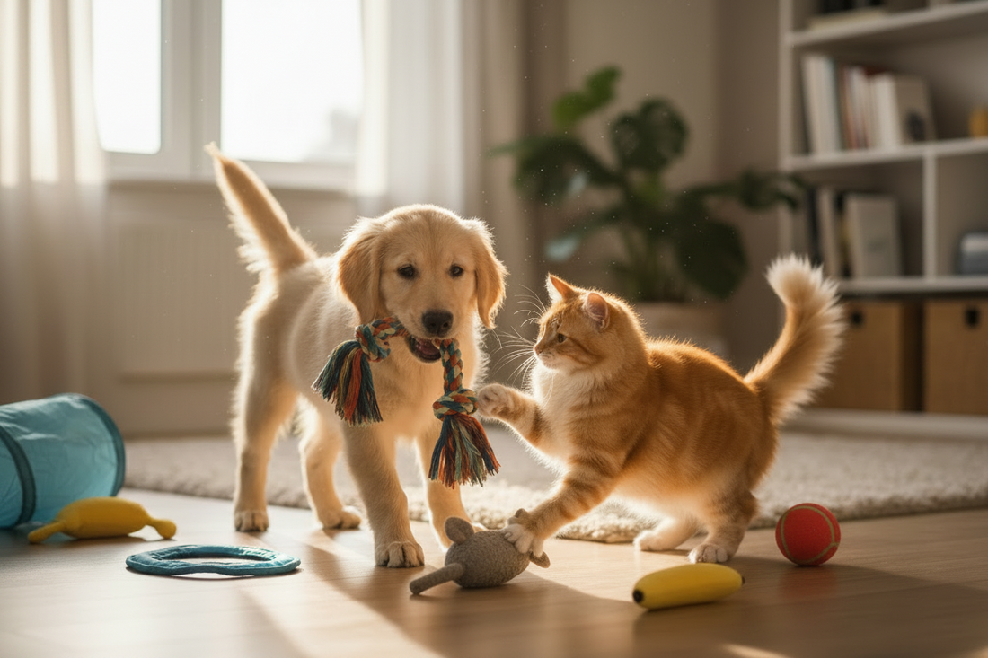 Enriquecimento Ambiental: Por Que os Brinquedos São Essenciais para a Saúde do Seu Cão ou Gato?