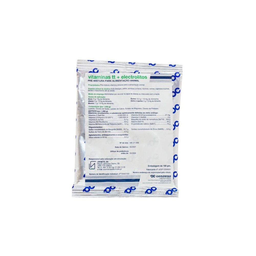 Vitaminas TT + Electrolitos