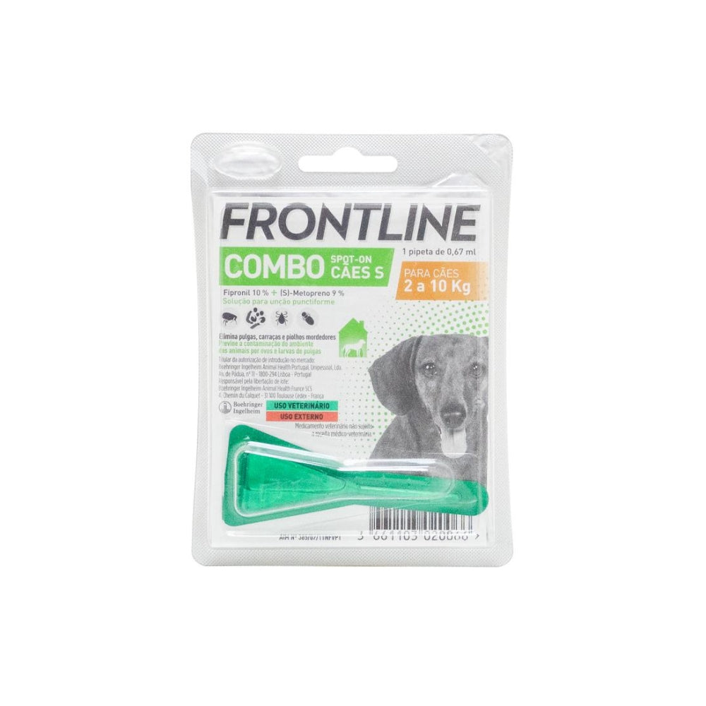 Frontline Combo - Pipeta para Cão de 2kg a 10kg
