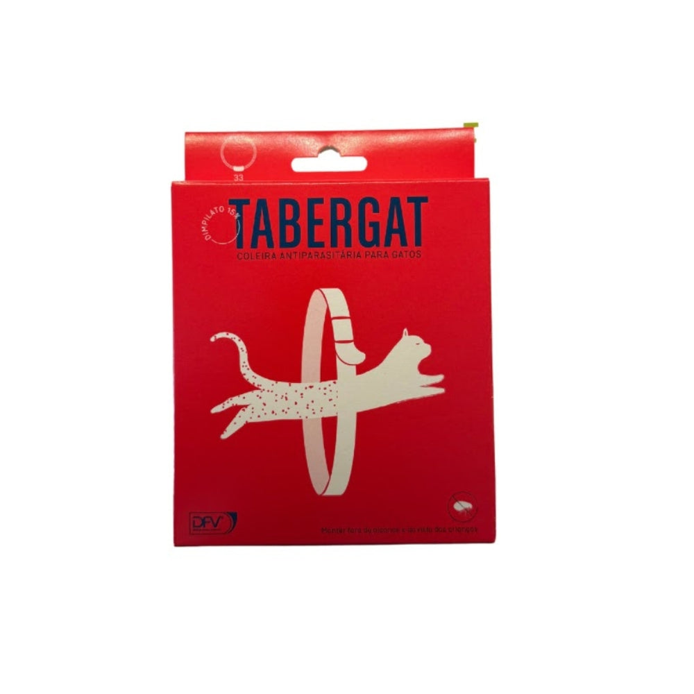 Tabergat - Coleira Antiparasitária para Gato