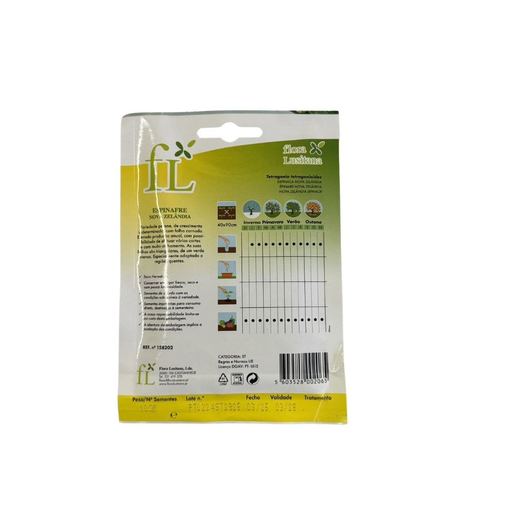 Espinafre - Nova Zelândia - 10gr