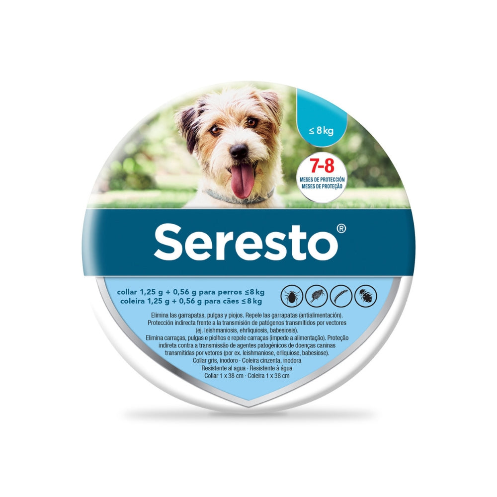 Seresto - Coleira Antiparasitária para Cão até 8kg