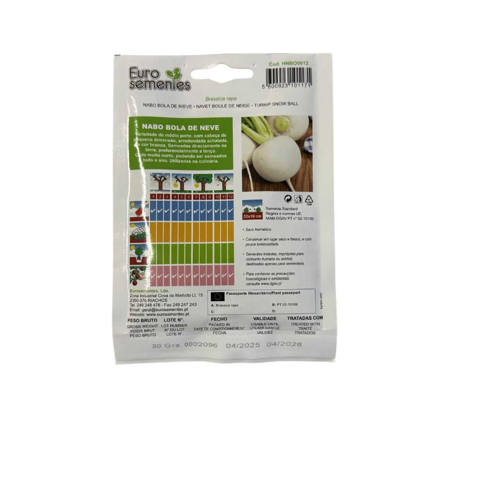 Nabo Bola de Neve - 30gr
