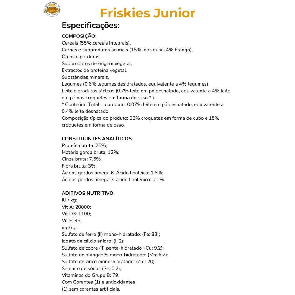 Friskies Junior de Frango